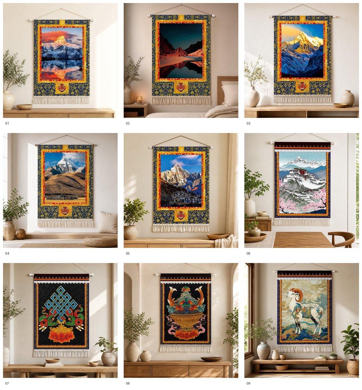 00-preview-contact-sheet Himalayan Cotton-Linen Wall Tapestry