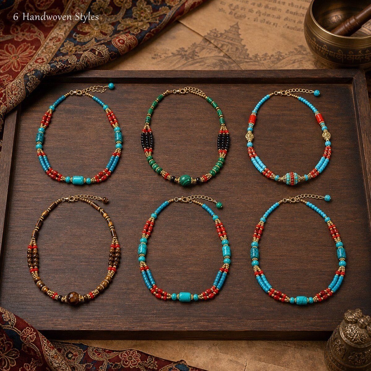 Himalayan Handwoven Natural Stone Choker