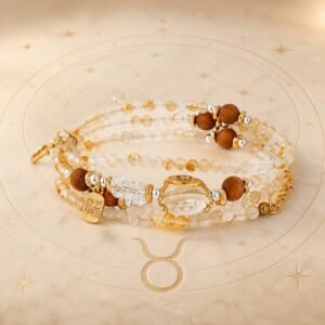 Aquarius Blue Horizon Zodiac Stone Bracelet