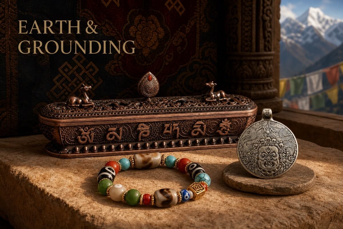 03-earth-red-grounding Protection Gift Box — Personalized Spiritual Set