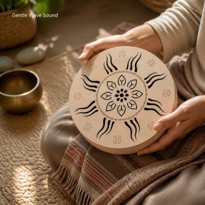 04-gentle-wave-sound-meditation-use Himalayan Wooden Ritual Drum