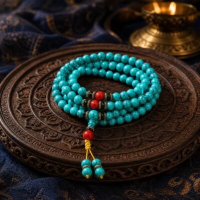 04-turquoise-prayer-mala Meditation at Home Gift Box — Sacred Sound & Mindful Living Set