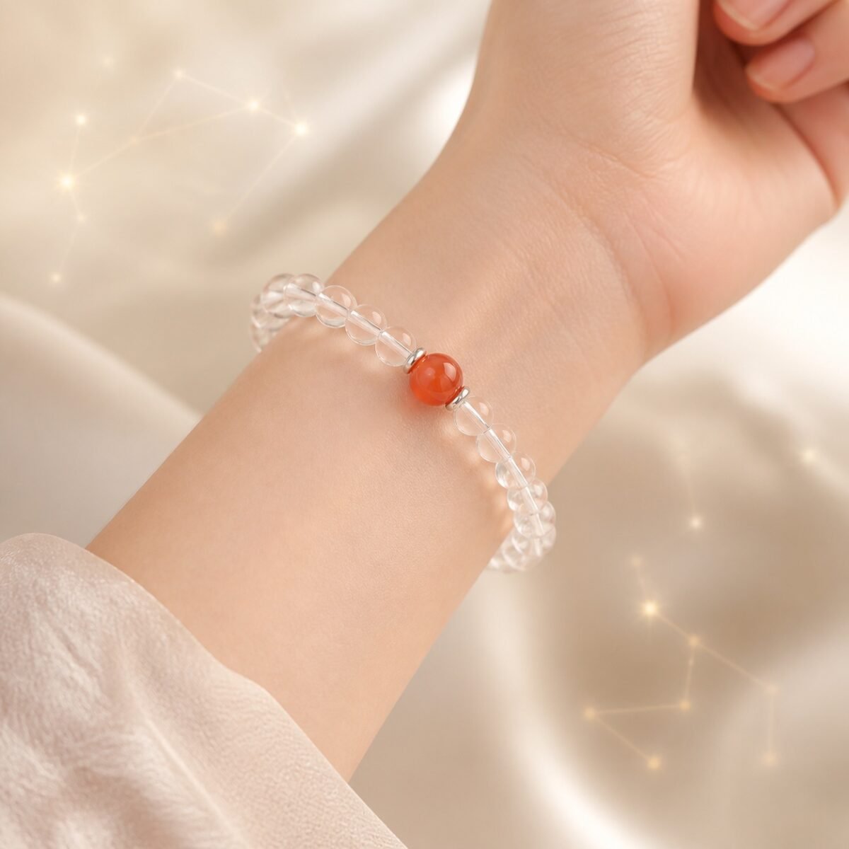 Celestial Birthstone Crystal Bracelet — Choose Your Sign