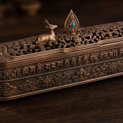 Tibetan Deer Mantra Incense Burner