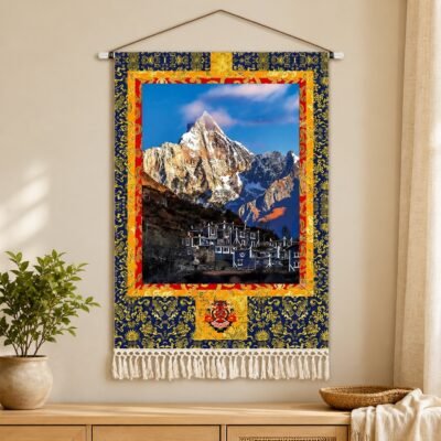 05-himalayan-village-mountain-tapestry Himalayan Cotton-Linen Wall Tapestry