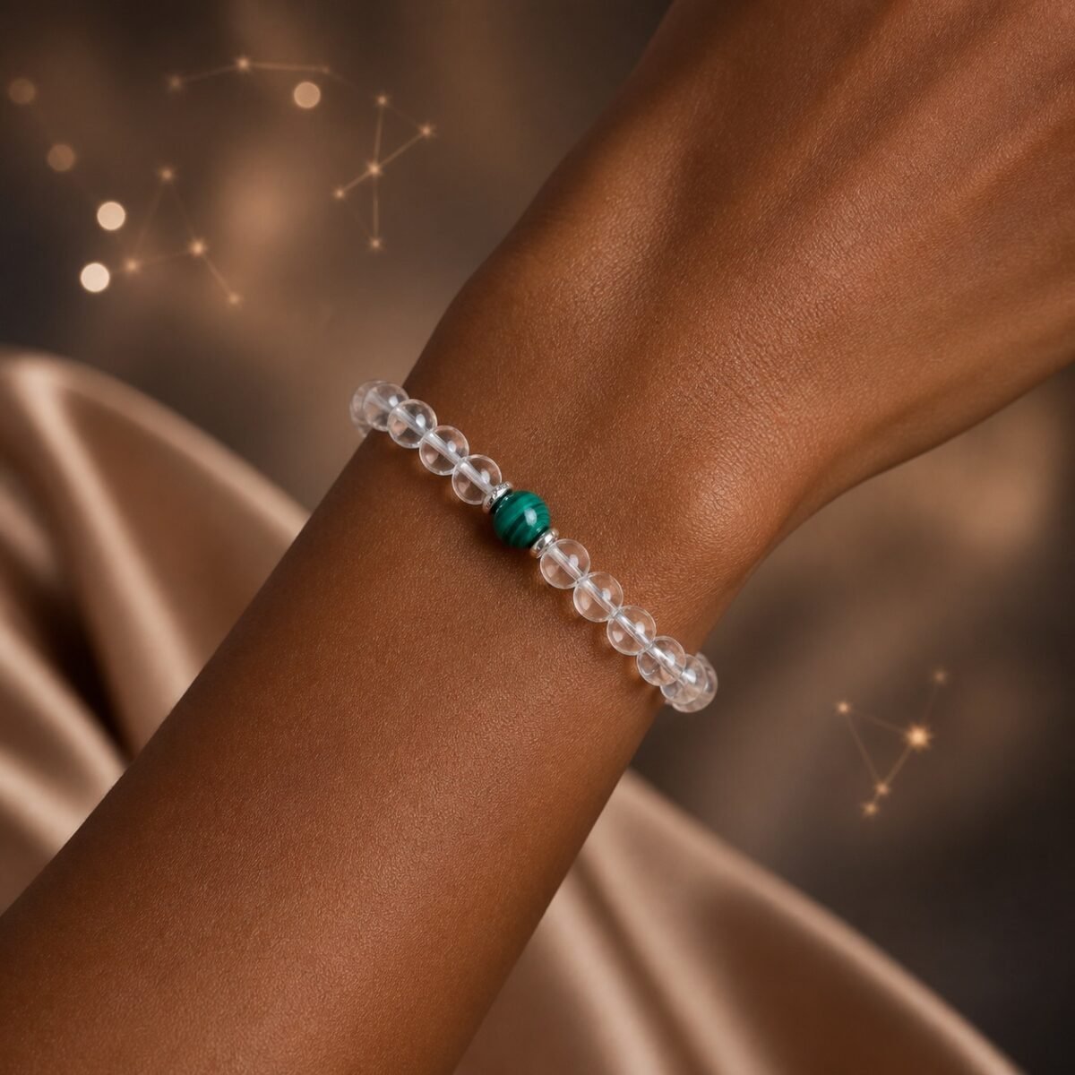 Celestial Birthstone Crystal Bracelet — Choose Your Sign