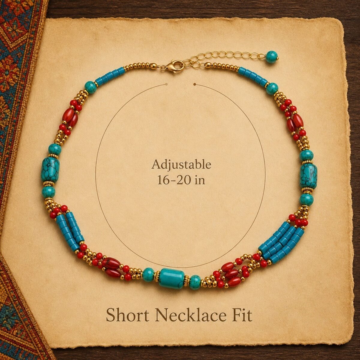 Himalayan Handwoven Natural Stone Choker
