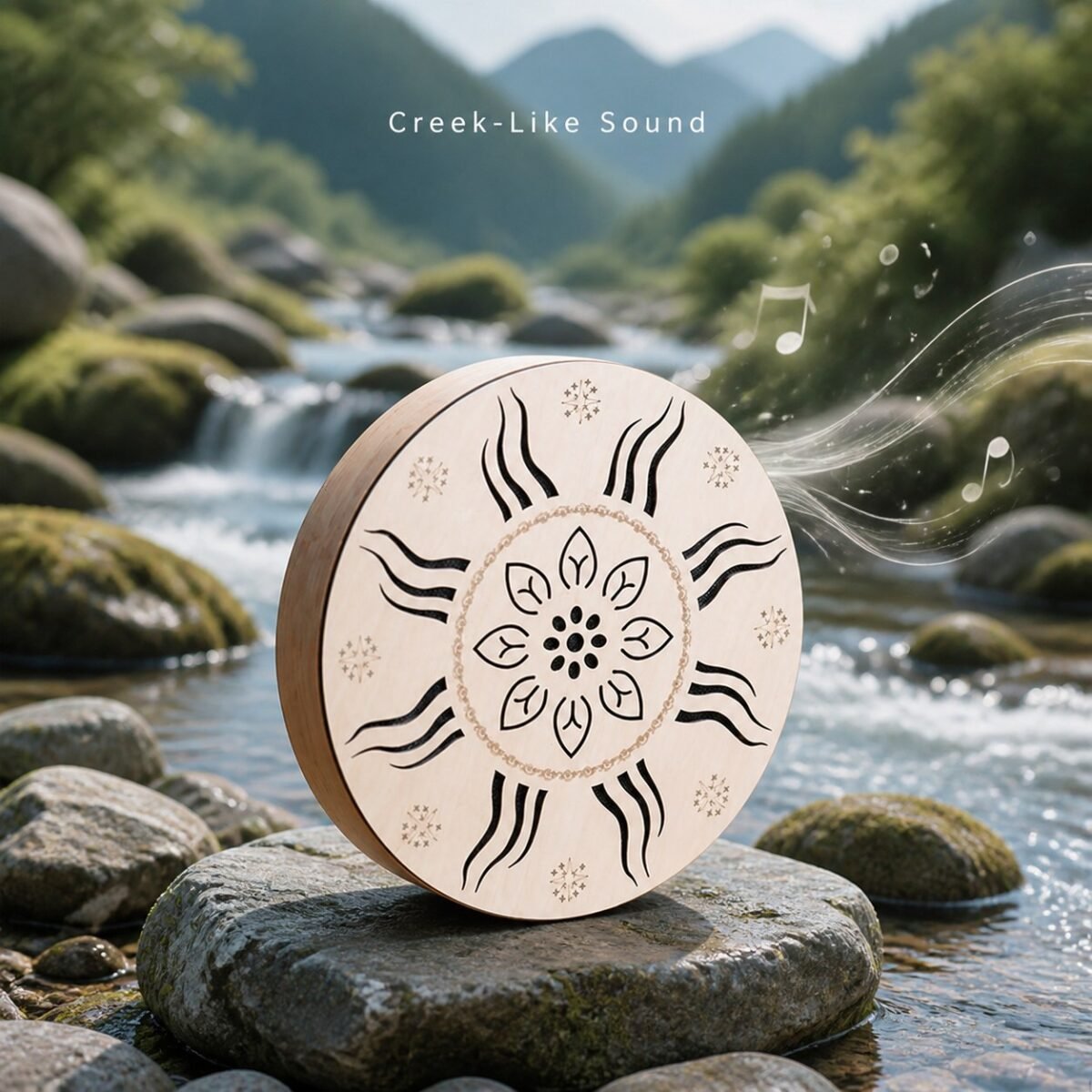 07-creek-like-sound-scene Himalayan Wooden Ritual Drum