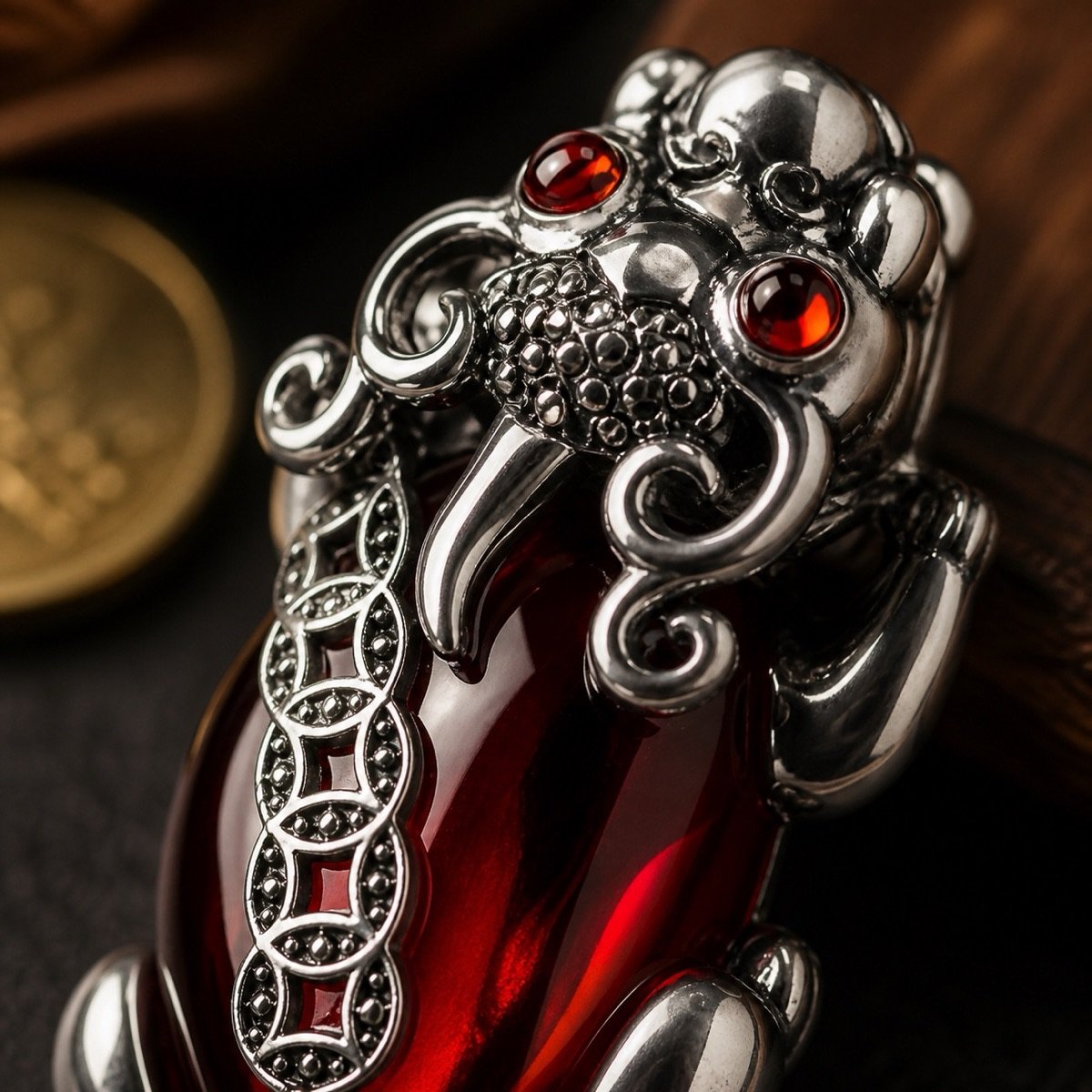 Pixiu Wealth Guardian Feng Shui Necklace
