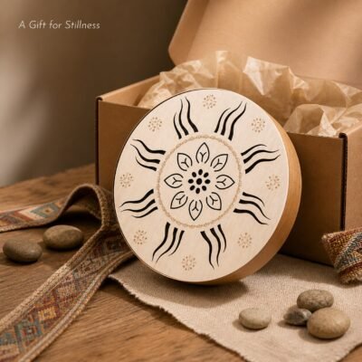 08-a-gift-for-stillness Himalayan Wooden Ritual Drum