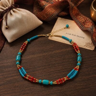 Himalayan Handwoven Natural Stone Choker