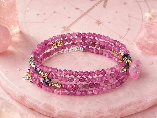 Aquarius Blue Horizon Zodiac Stone Bracelet