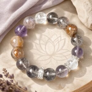 Afghan Jade Ribbon Intention Crystal Dome