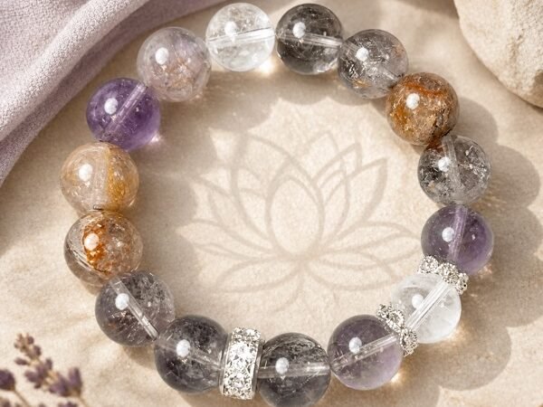 Afghan Jade Ribbon Intention Crystal Dome