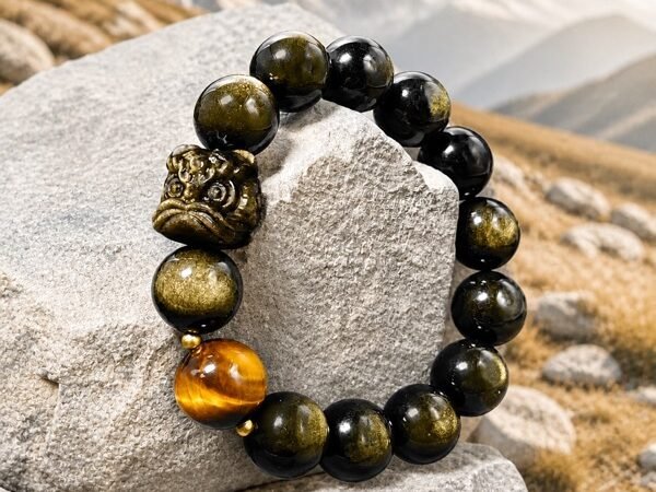 Afghan Jade Ribbon Intention Crystal Dome