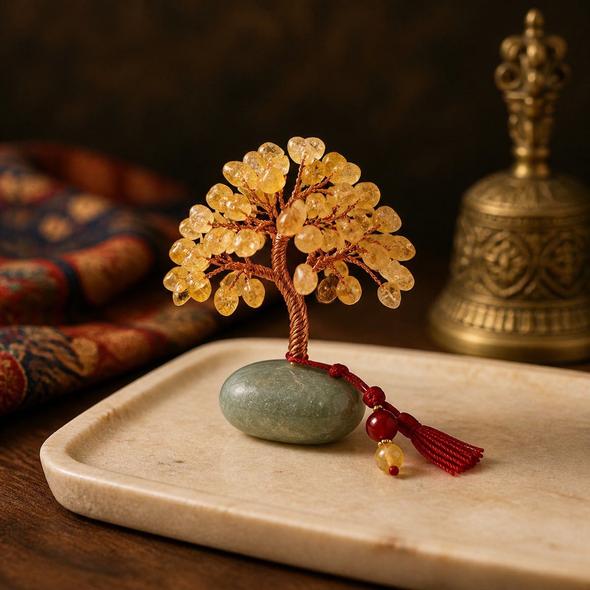 Abundance Crystal Tree Desk Talisman