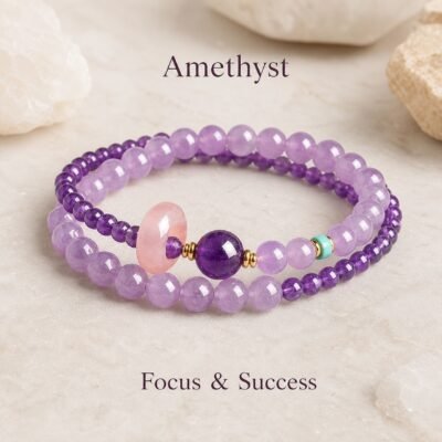 Amethyst Koi Success Bracelet