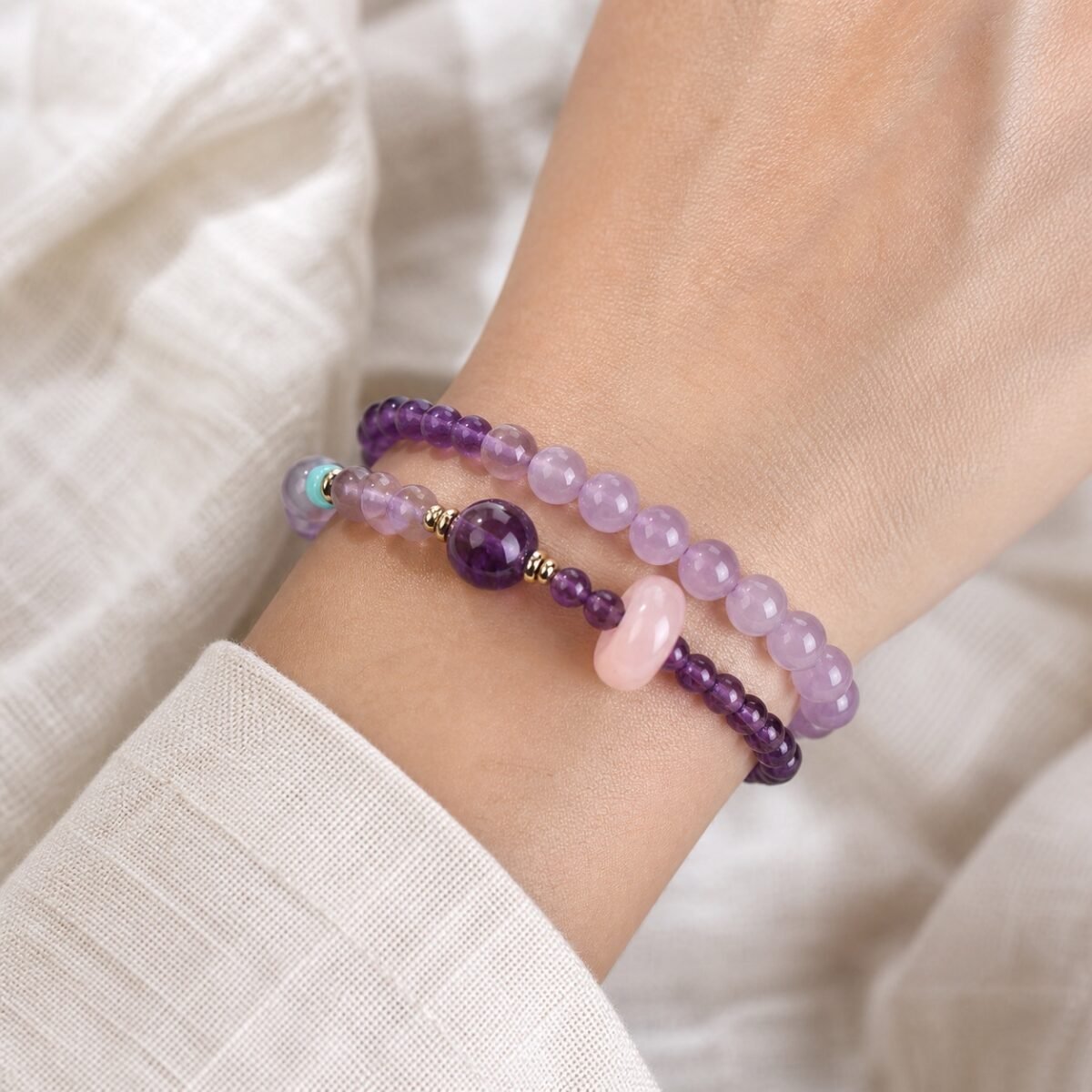Amethyst Koi Success Bracelet