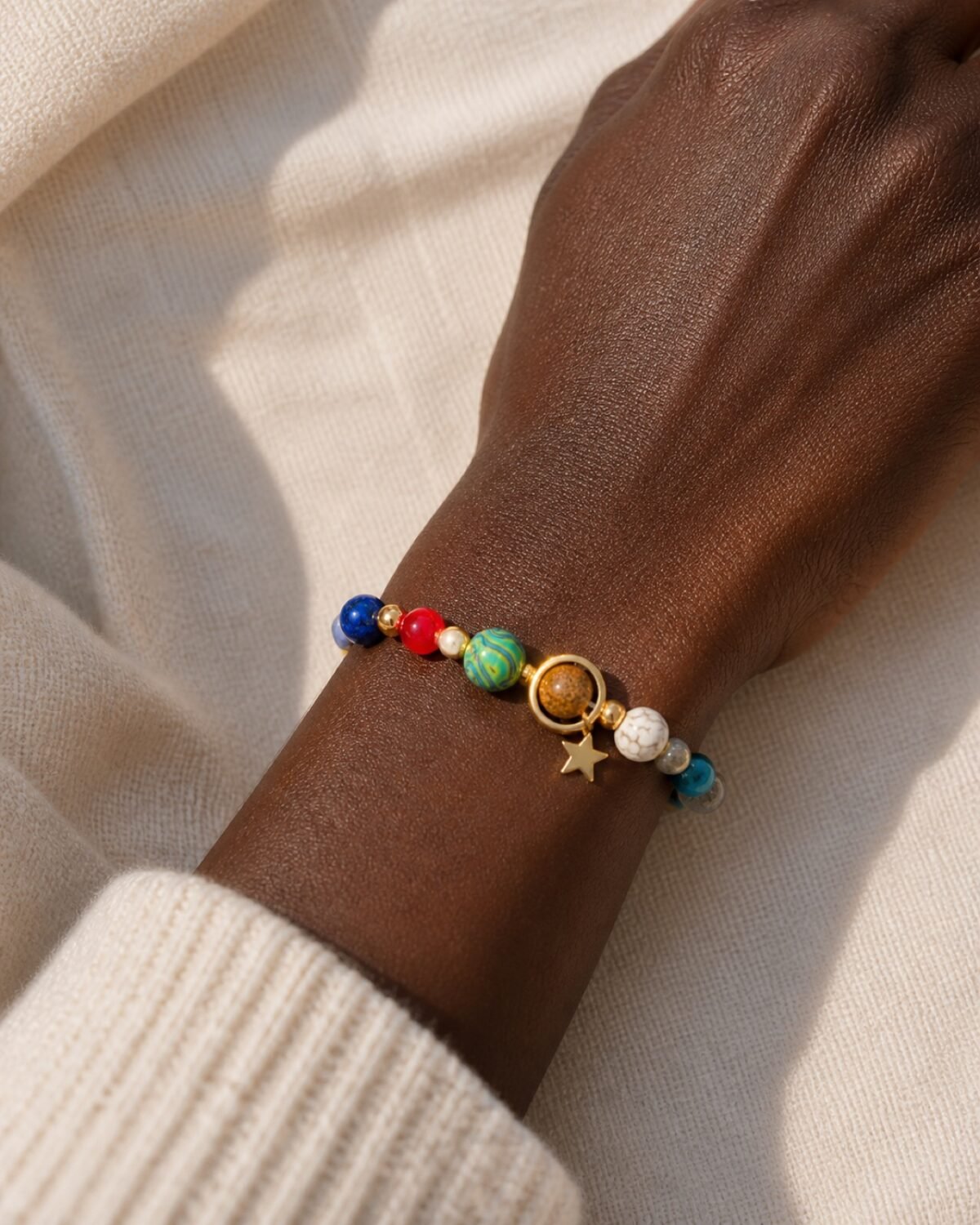 Aries Rose Zodiac Totem Bracelet