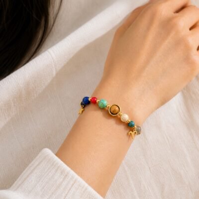 Aries Rose Zodiac Totem Bracelet