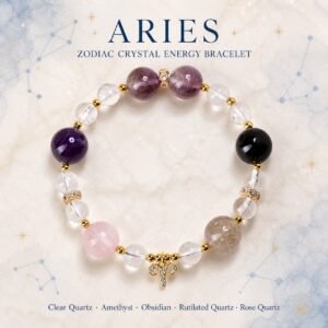 Celestial Path Zodiac Crystal Bracelet — Choose Your Sign - Aries