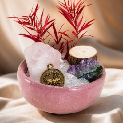 Zodiac Crystal Sanctuary Desk Decor