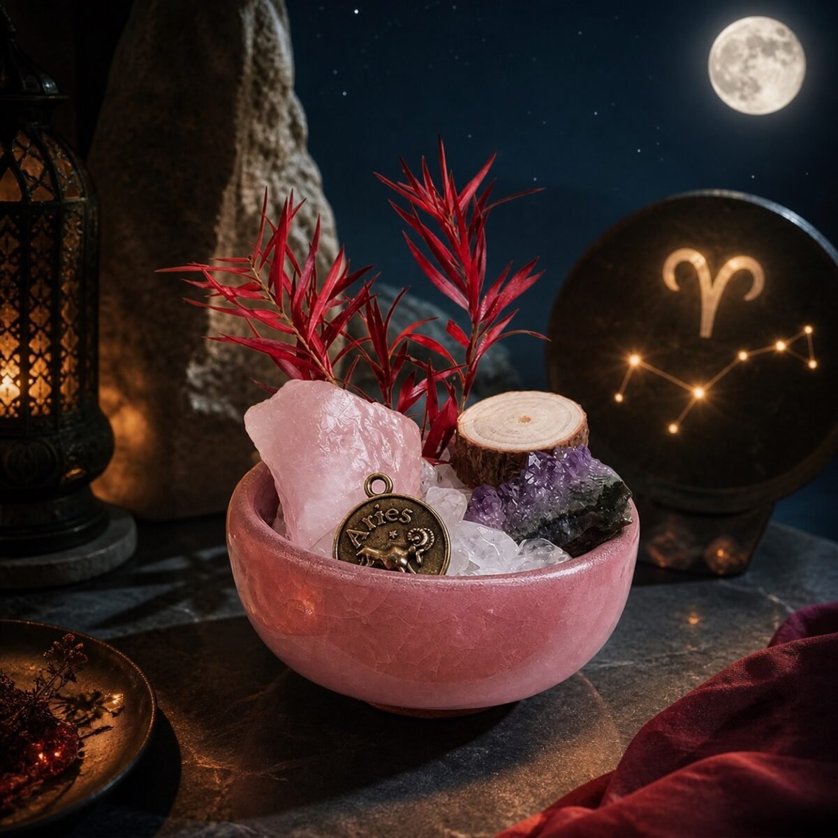 Zodiac Crystal Sanctuary Desk Decor