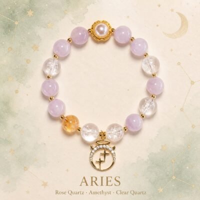 Zodiac Crystal Talisman Bracelet — Choose Your Sign