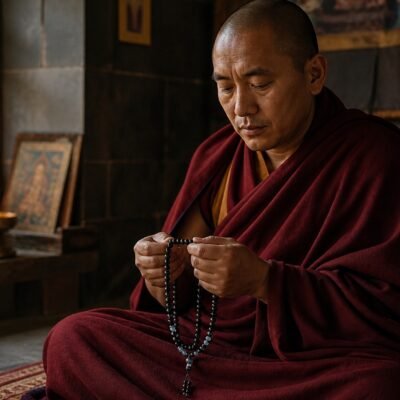 Black Obsidian 108-Bead Mala