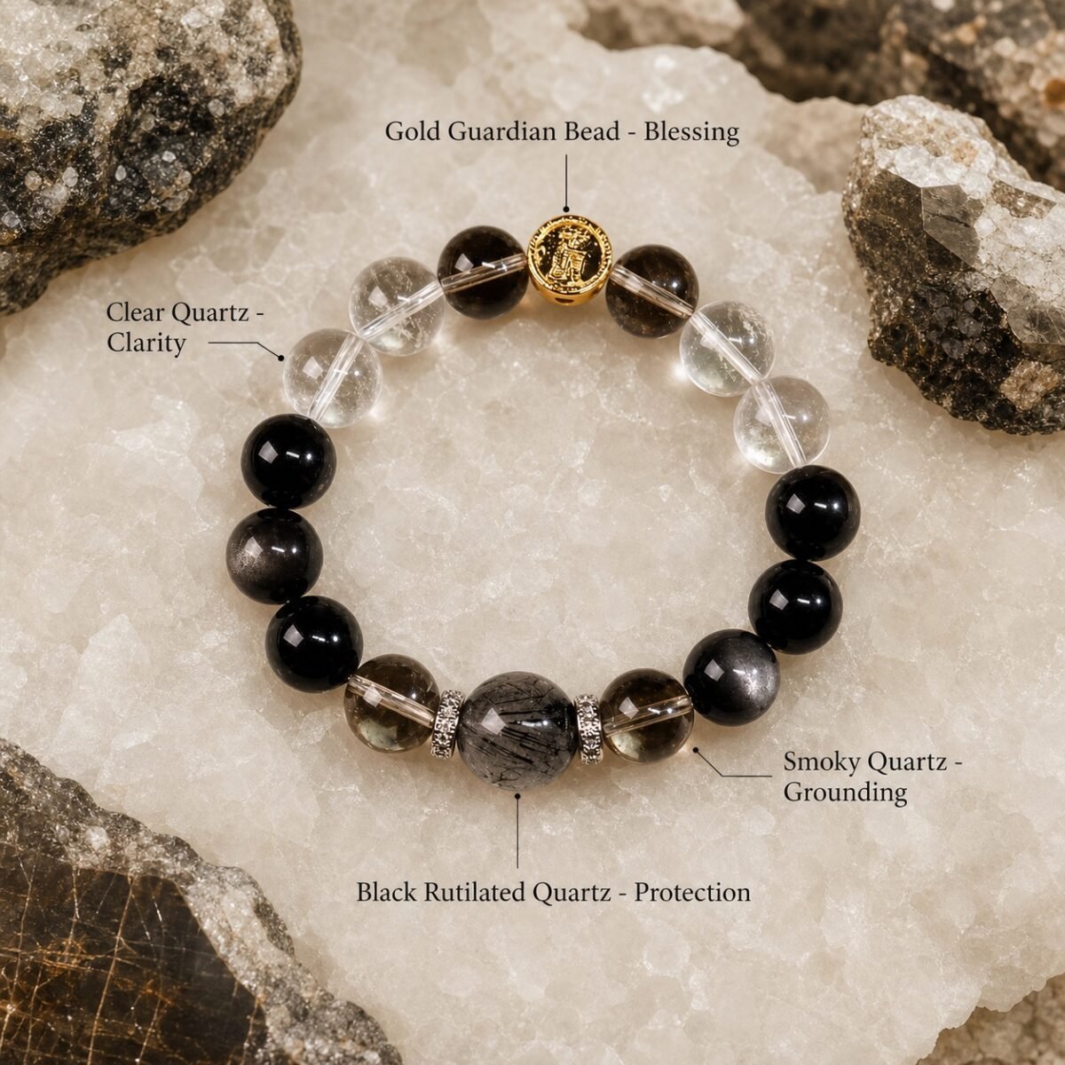 black-rutilated-quartz-guardian-bracelet-02-meaning Black Rutilated Quartz Guardian Bracelet
