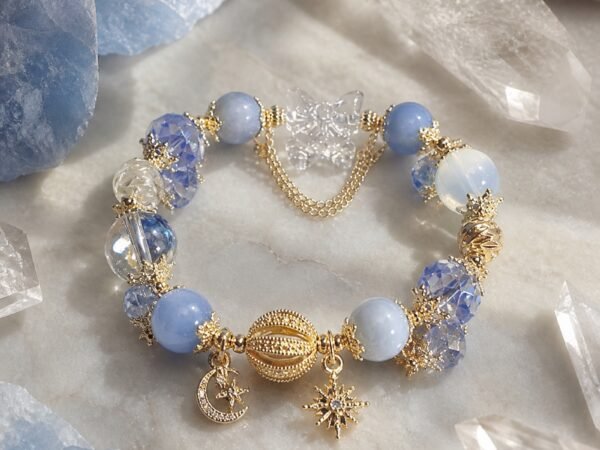 Blue Butterfly Moon Bracelet