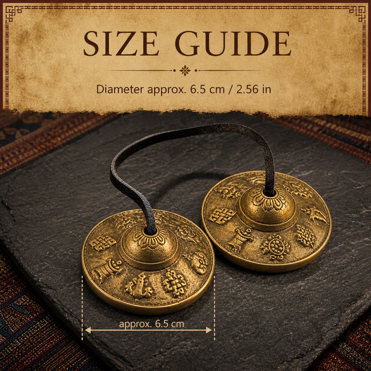 Buddhist Tingsha Cymbals