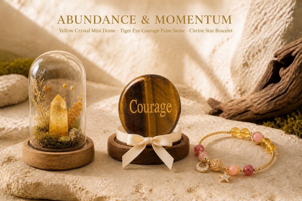 Build Your Mini Crystal Desk Set — Personalized Intention Trio