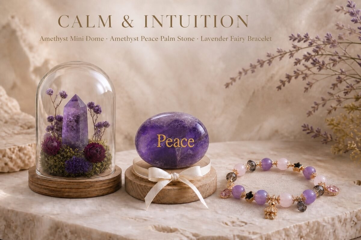 Build Your Mini Crystal Desk Set — Personalized Intention Trio