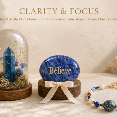 Build Your Mini Crystal Desk Set — Personalized Intention Trio