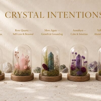 Build Your Mini Crystal Desk Set — Personalized Intention Trio