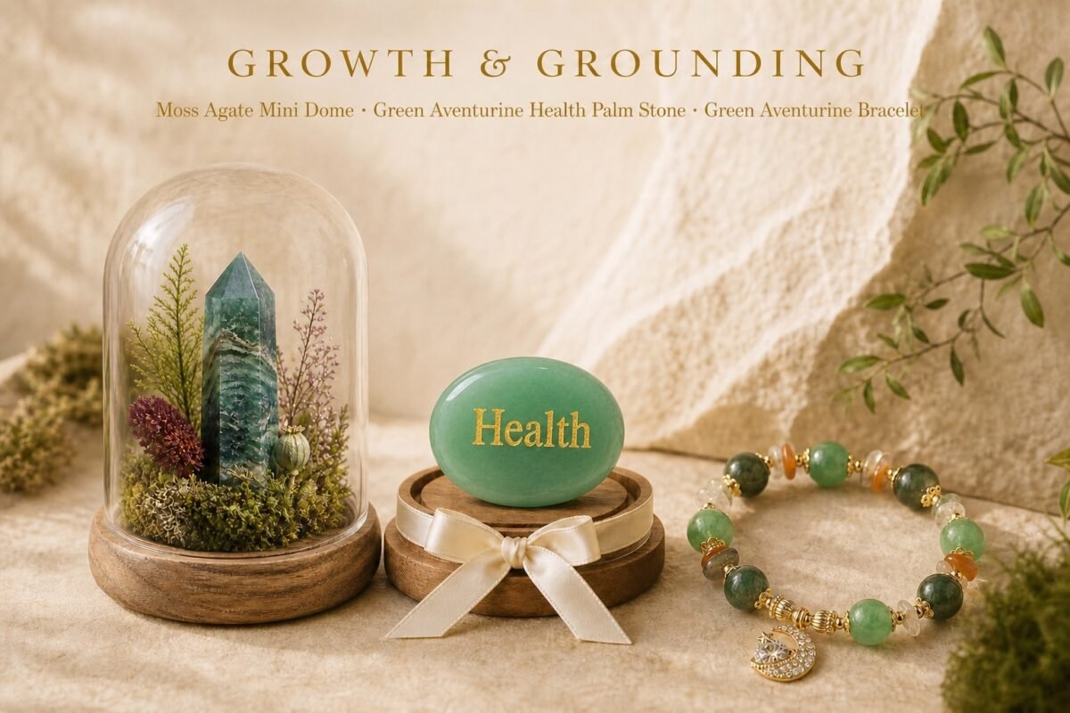 Build Your Mini Crystal Desk Set — Personalized Intention Trio