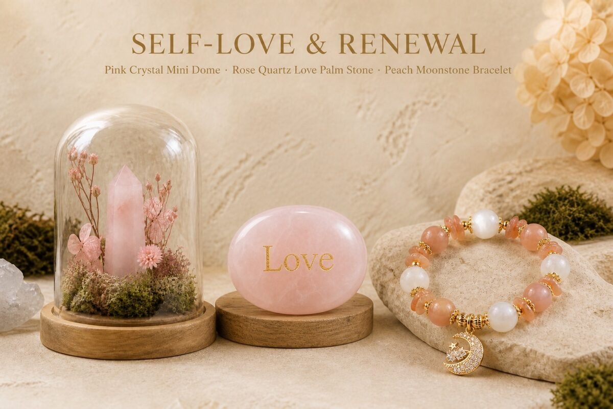 Build Your Mini Crystal Desk Set — Personalized Intention Trio