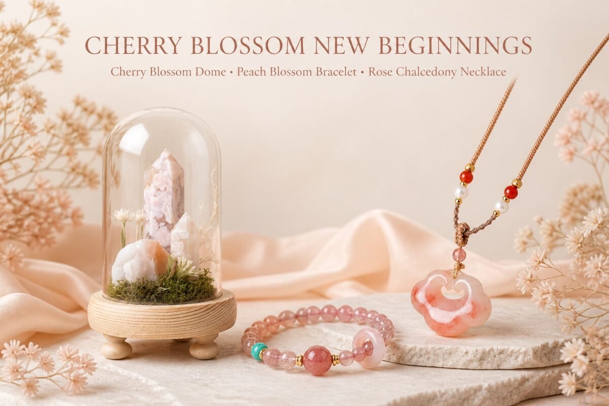 Build Your Self-Love & Renewal Crystal Set — Personalized Heart & New Beginnings Trio
