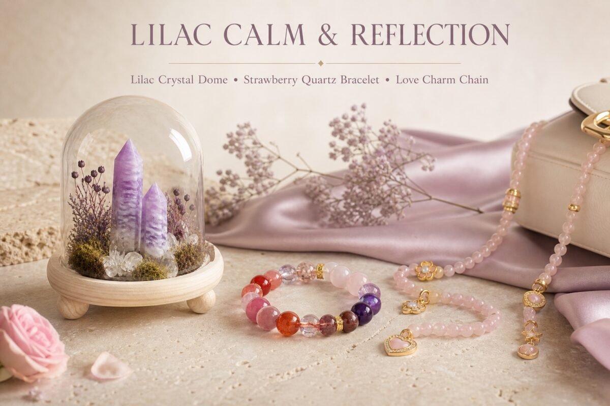 Build Your Self-Love & Renewal Crystal Set — Personalized Heart & New Beginnings Trio