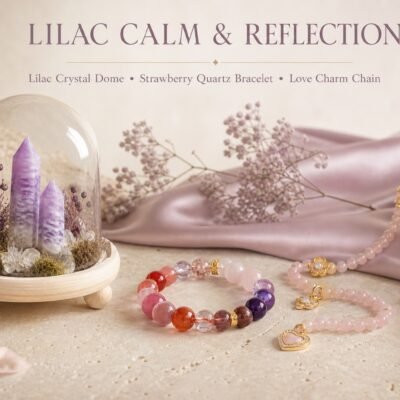 Build Your Self-Love & Renewal Crystal Set — Personalized Heart & New Beginnings Trio