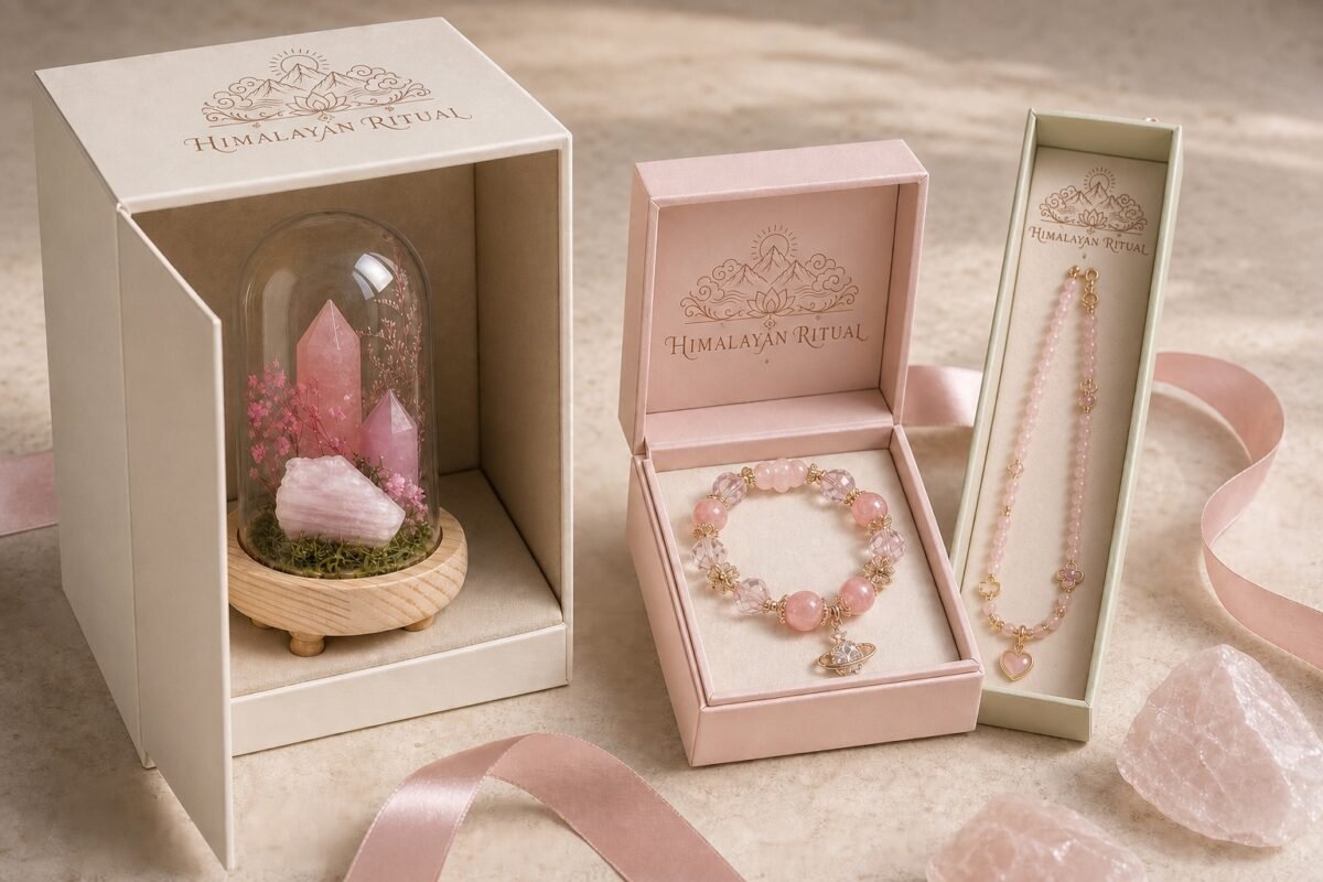 Build Your Self-Love & Renewal Crystal Set — Personalized Heart & New Beginnings Trio