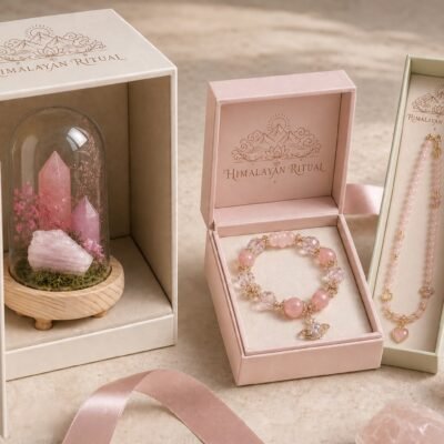 Build Your Self-Love & Renewal Crystal Set — Personalized Heart & New Beginnings Trio
