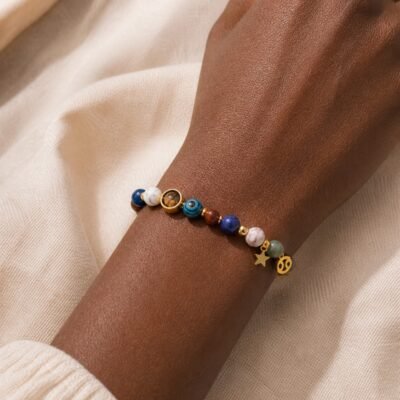 cancer-fluorite-black-skin Cancer Celestial Light Planetary Bead Bracelet