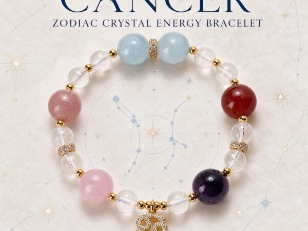 Cancer Moonlit Haven Zodiac Crystal Bracelet