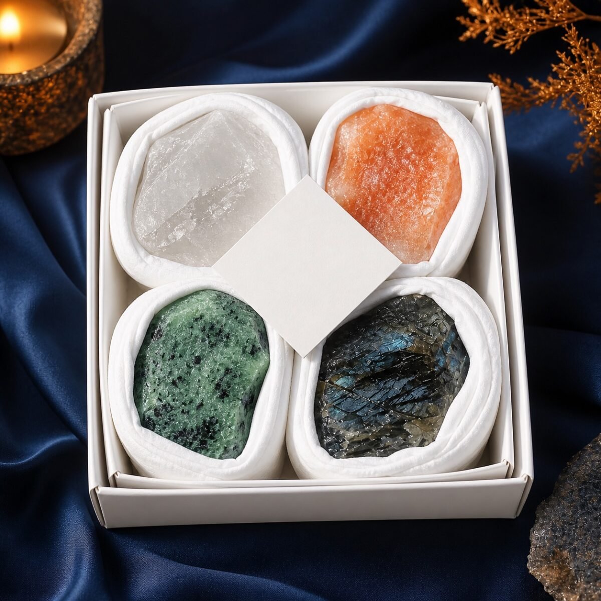 Cancer Four Raw Crystal Gift Set
