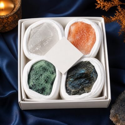Cancer Four Raw Crystal Gift Set