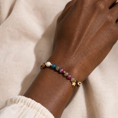 Capricorn Celestial Light Planetary Bead Bracelet