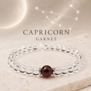 Celestial Birthstone Crystal Bracelet — Choose Your Sign - Capricorn
