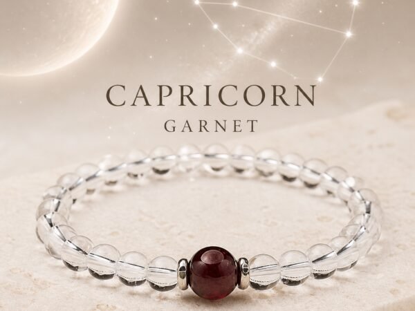 Capricorn Celestial Birthstone Crystal Bracelet